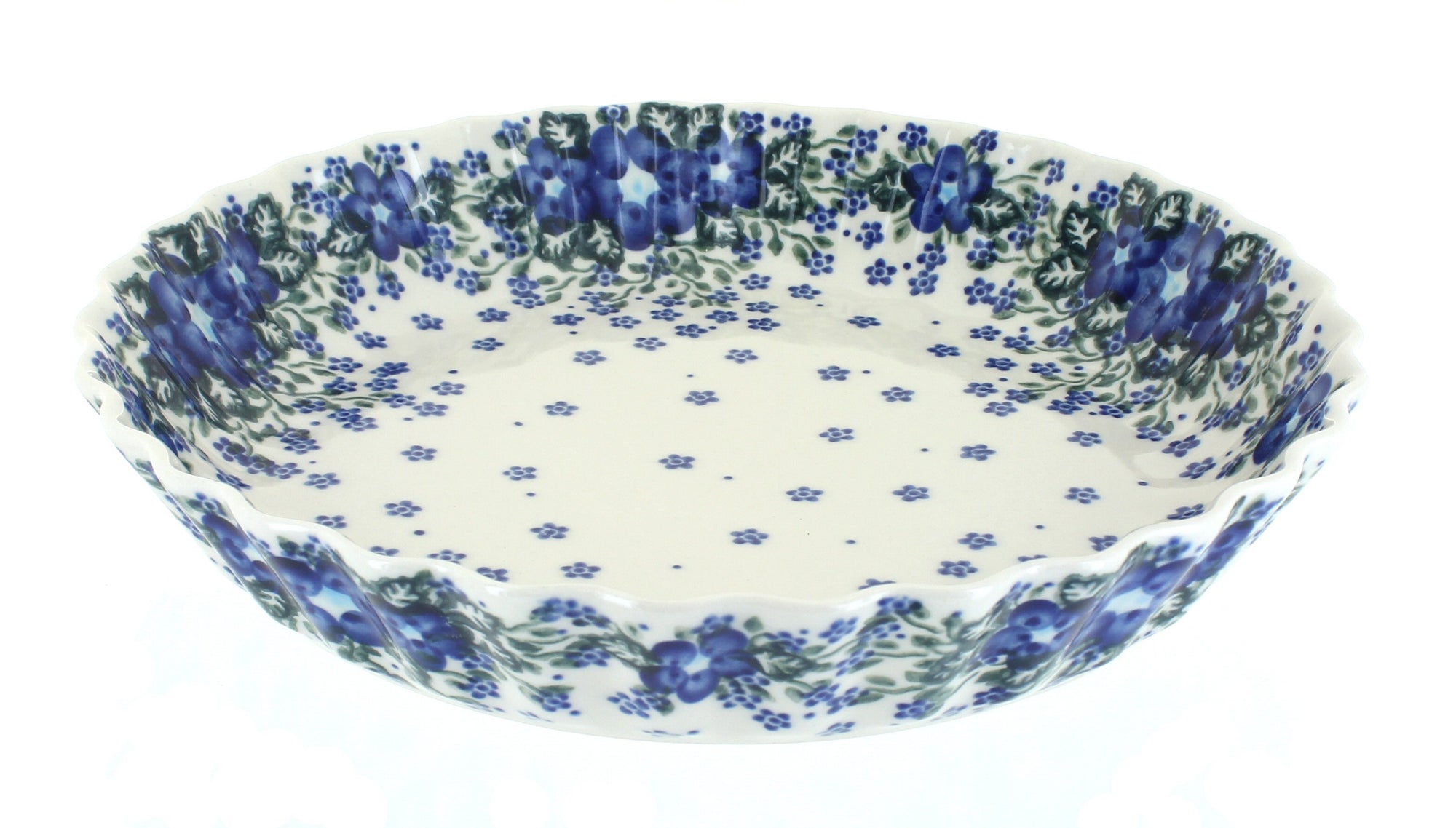 Vena Melanie Pie Plate — Polish Pottery