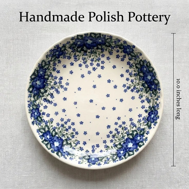 Detail image of Vena Melanie Pie Plate — Polish Pottery