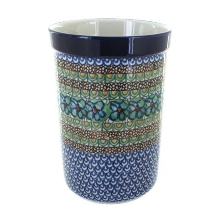 Ceramika Artystyczna Mardi Gras Counter Storage — Polish Pottery