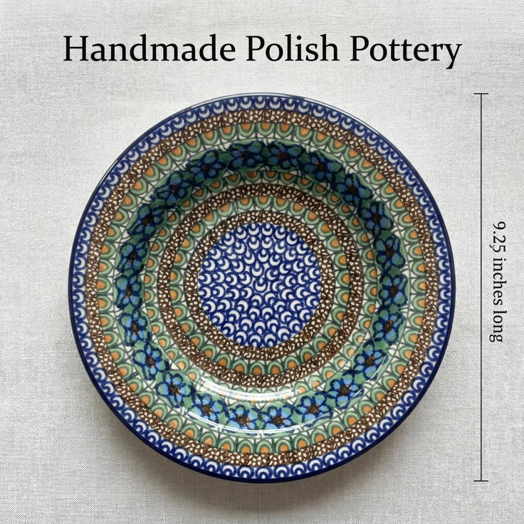 Detail image of Ceramika Artystyczna Mardi Gras Dining Plates & Bowls — Polish Pottery