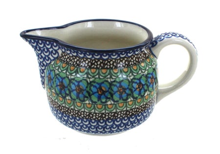 Ceramika Artystyczna Mardi Gras Pitcher — Polish Pottery