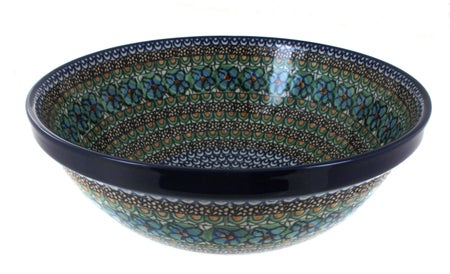 Ceramika Artystyczna Mardi Gras Large Serving Piece — Polish Pottery