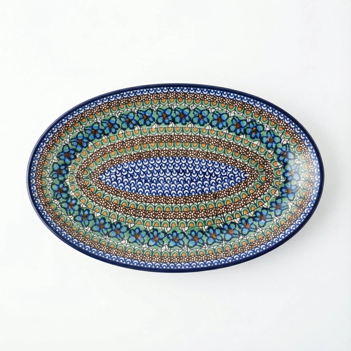 Ceramika Artystyczna Mardi Gras Large Serving Piece — Polish Pottery