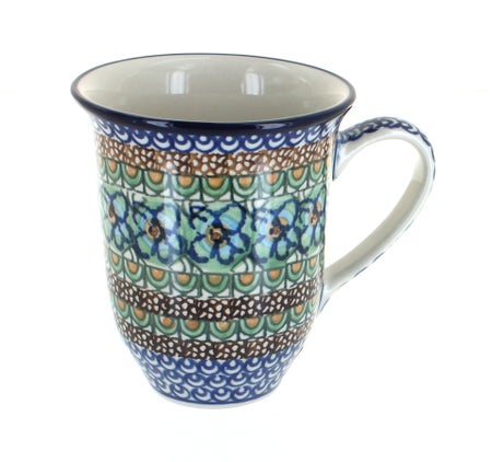 Ceramika Artystyczna Mardi Gras Mug — Polish Pottery