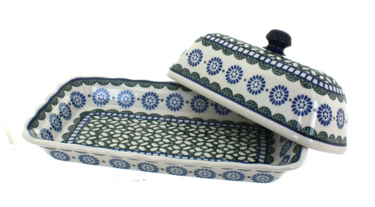 Detail image of Ceramika Artystyczna Maia Butter Dish — Polish Pottery