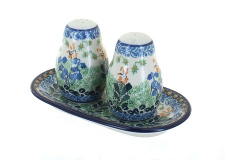 Ceramika Artystyczna Lily of the Valley Salt & Pepper Shaker — Polish Pottery