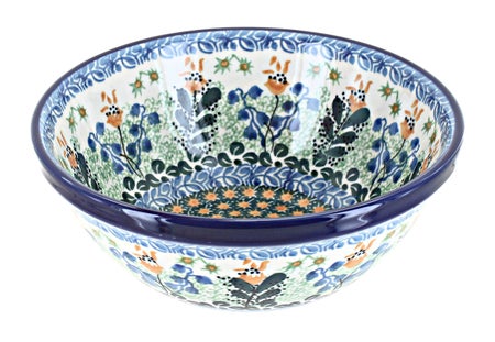Ceramika Artystyczna Lily of the Valley Dining Plates & Bowls — Polish Pottery