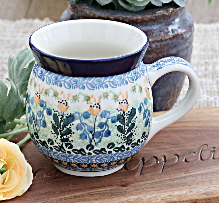 Ceramika Artystyczna Lily of the Valley Mug — Polish Pottery