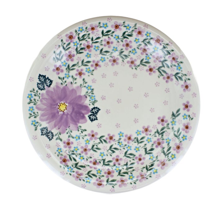 Vena Lilac Garden Dining Plates & Bowls — Polish Pottery