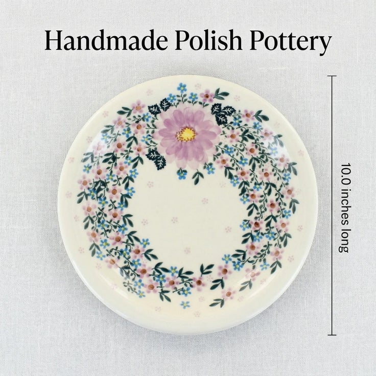 Detail image of Vena Lilac Garden Dining Plates & Bowls — Polish Pottery