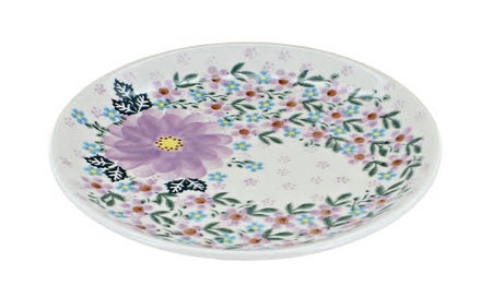 Vena Lilac Garden Dining Plates & Bowls — Polish Pottery