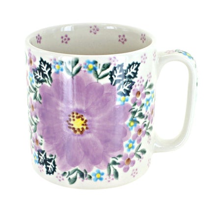 Vena Lilac Garden Mug — Polish Pottery