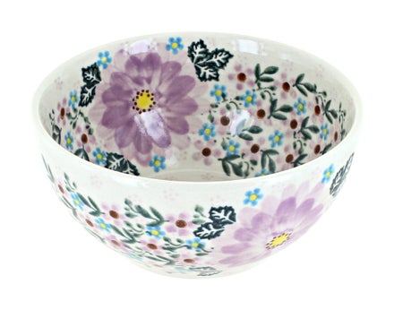 Vena Lilac Garden Dining Plates & Bowls — Polish Pottery
