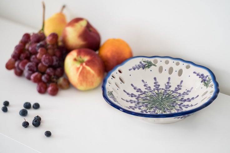 Detail image of WR Unikat Lavender Fields Countertop Accessories — Polish Pottery