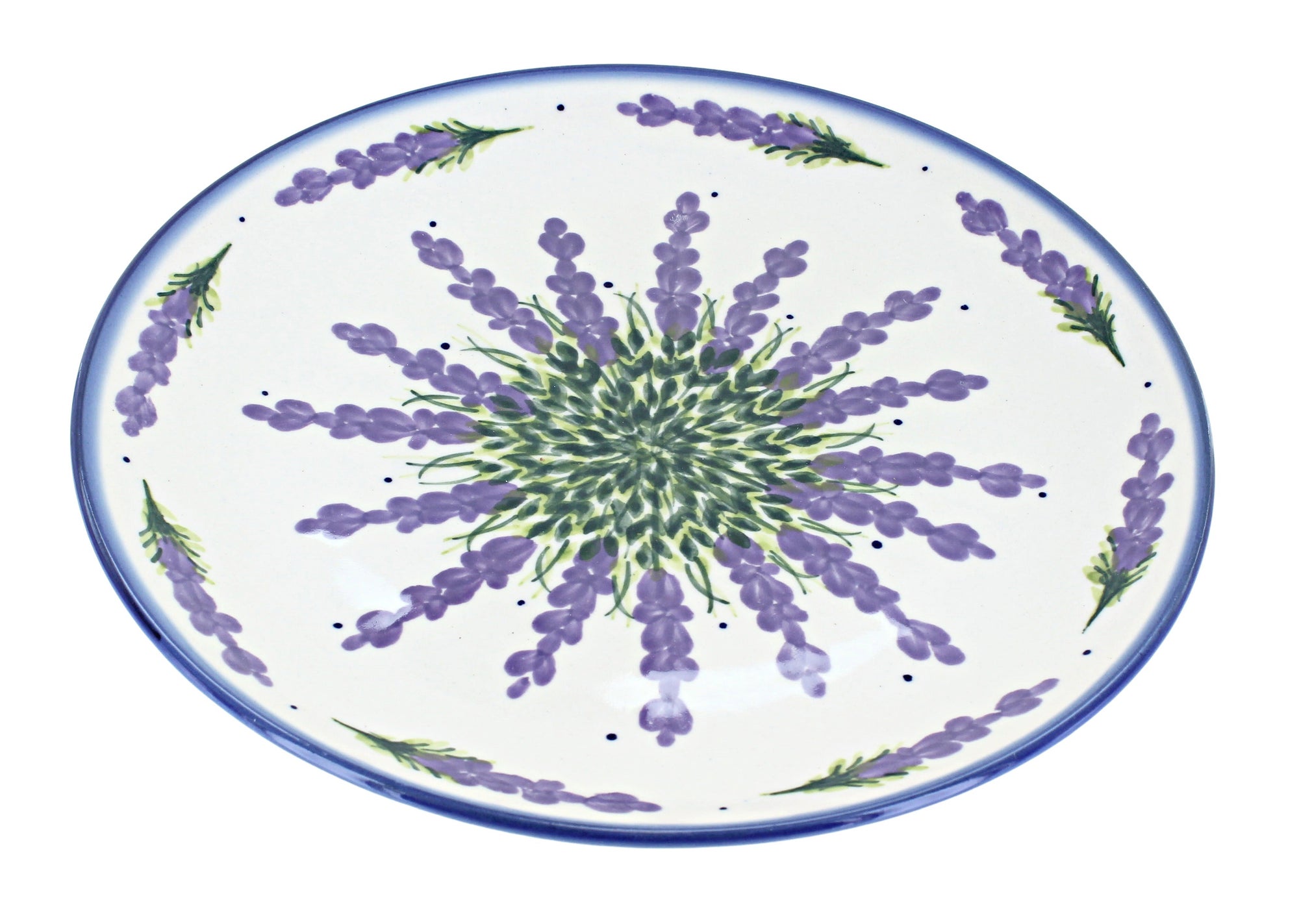 WR Unikat Lavender Fields Dining Plates & Bowls — Polish Pottery