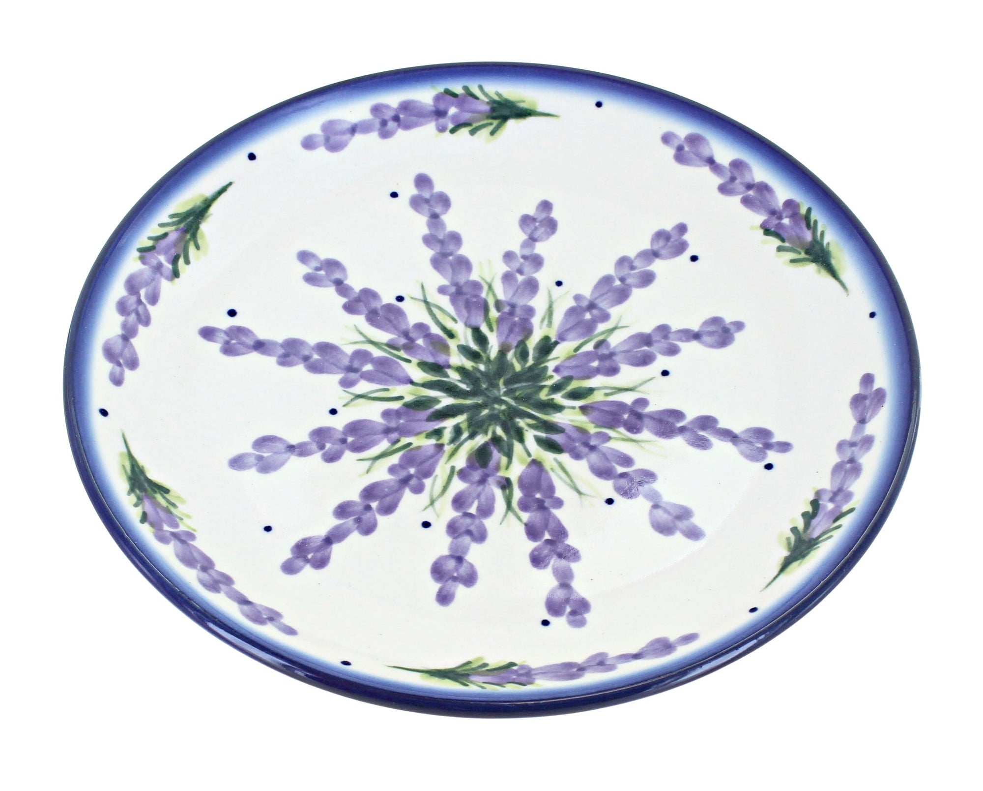 WR Unikat Lavender Fields Dining Plates & Bowls — Polish Pottery
