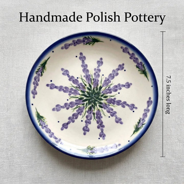WR Unikat Lavender Fields Dining Plates & Bowls — Polish Pottery