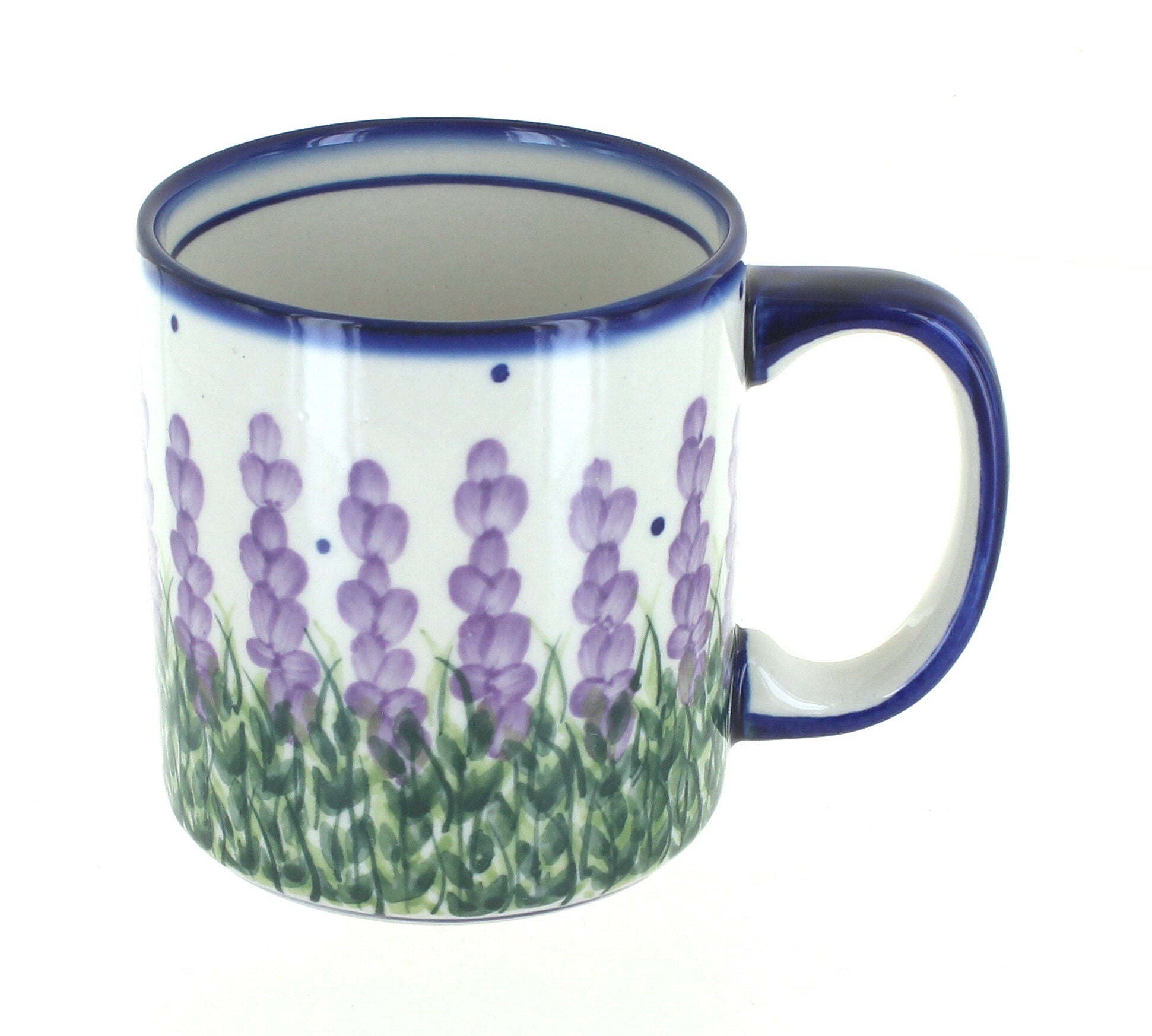 WR Unikat Lavender Fields Mug — Polish Pottery