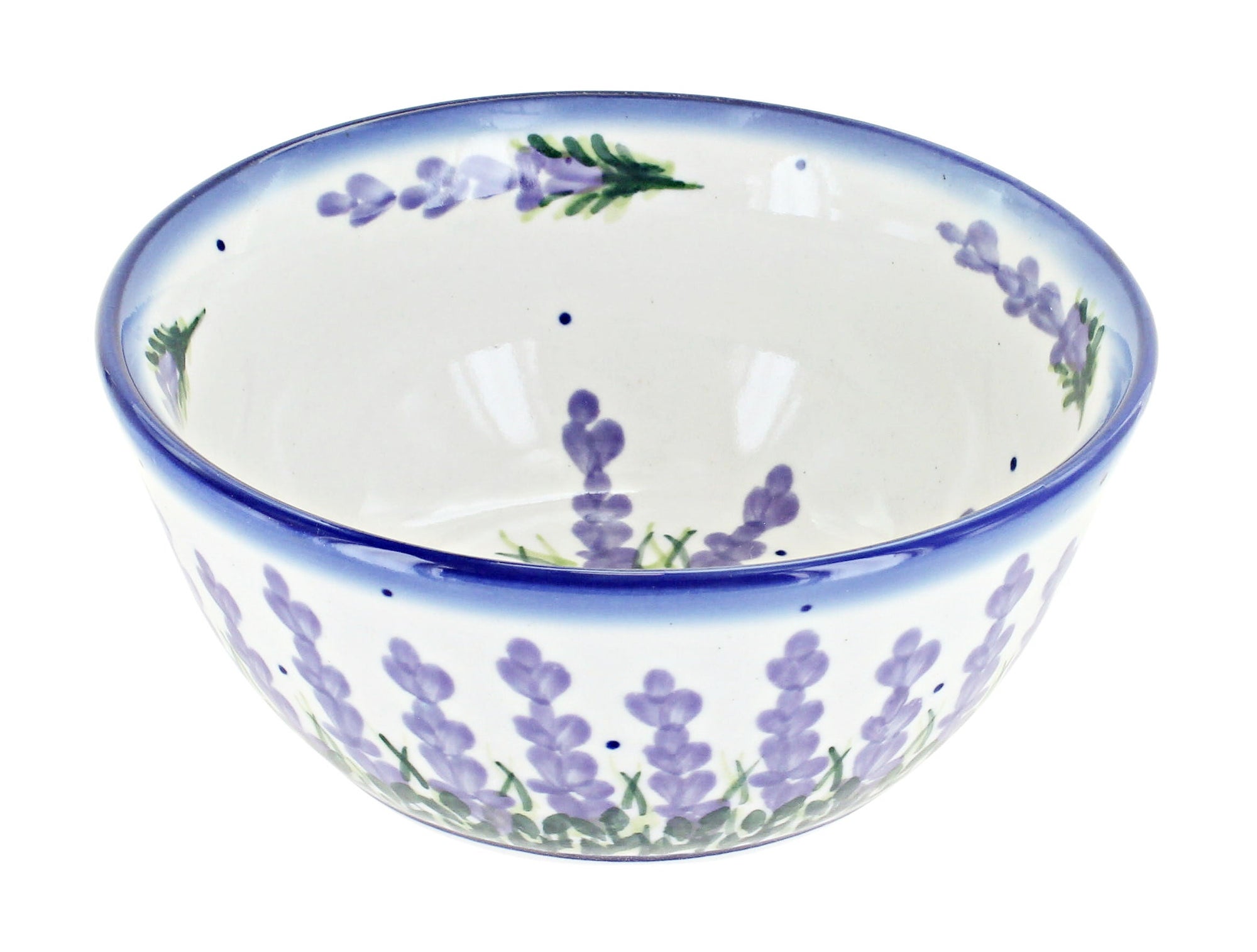 WR Unikat Lavender Fields Dining Plates & Bowls — Polish Pottery