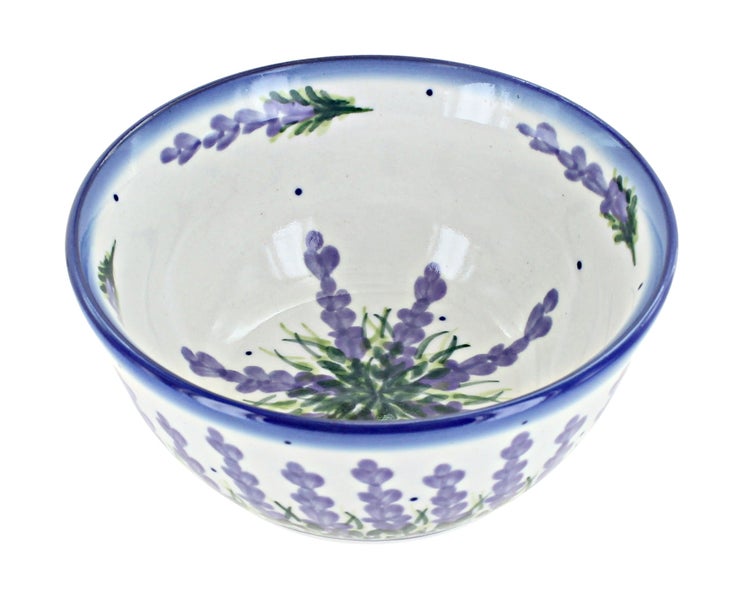 Detail image of WR Unikat Lavender Fields Dining Plates & Bowls — Polish Pottery