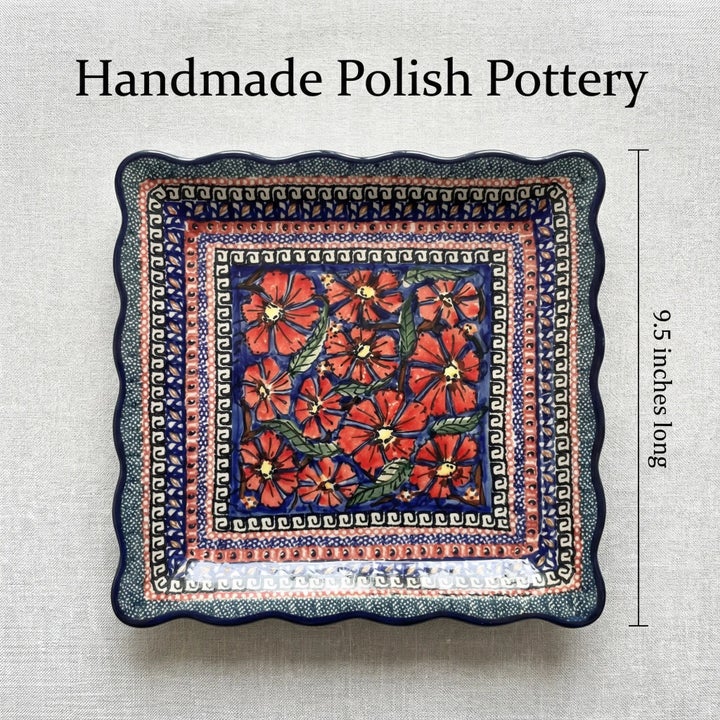 Zaklady Jungle Flower Dining Plates & Bowls — Polish Pottery