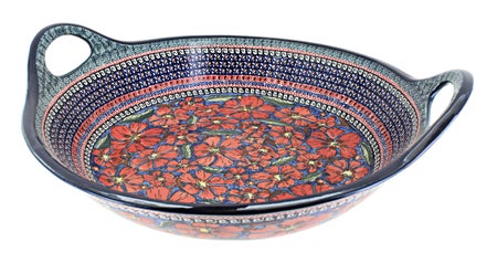 Zaklady Jungle Flower Large Serving Piece — Polish Pottery
