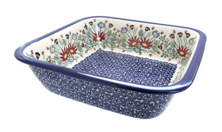 Manufaktura Jungle Bouquet Large Bakeware — Polish Pottery