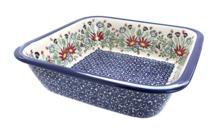Manufaktura Jungle Bouquet Large Bakeware — Polish Pottery