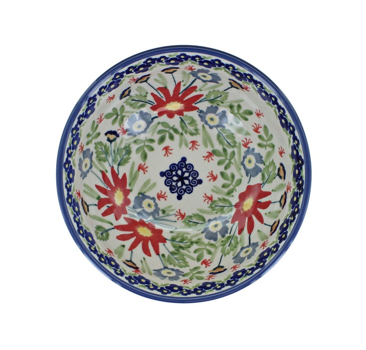 Detail image of Manufaktura Jungle Bouquet Dining Plates & Bowls — Polish Pottery