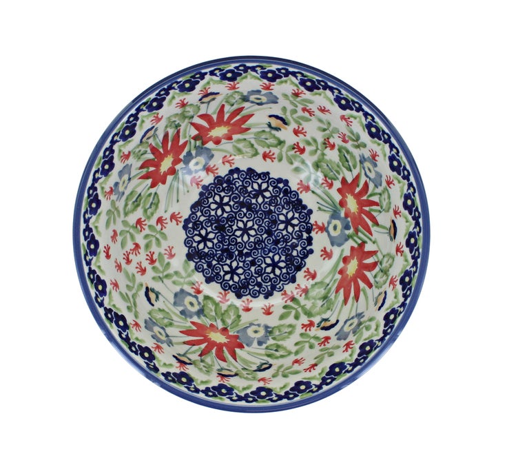 Detail image of Manufaktura Jungle Bouquet Dining Plates & Bowls — Polish Pottery