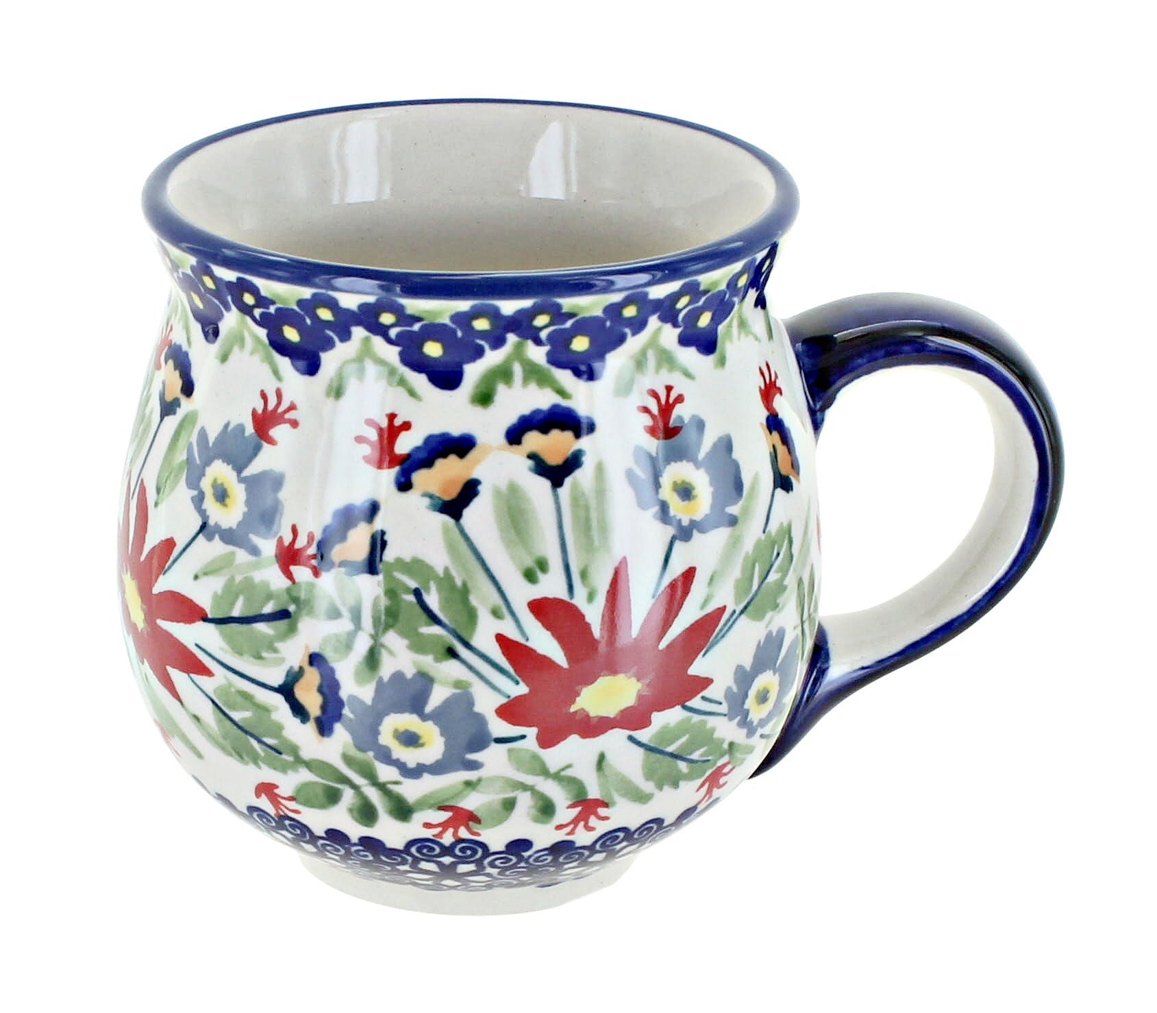 Manufaktura Jungle Bouquet Mug — Polish Pottery
