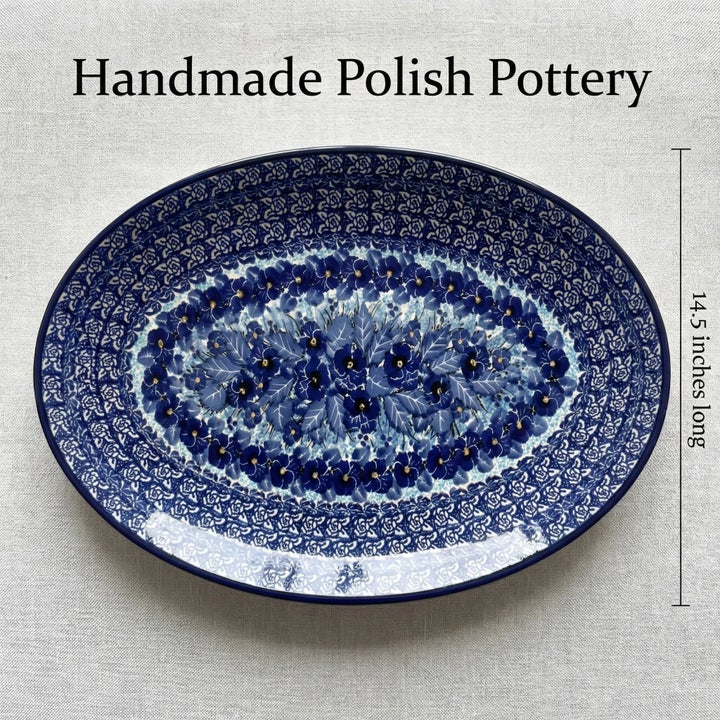 Ceramika Artystyczna Joanna Large Serving Piece — Polish Pottery