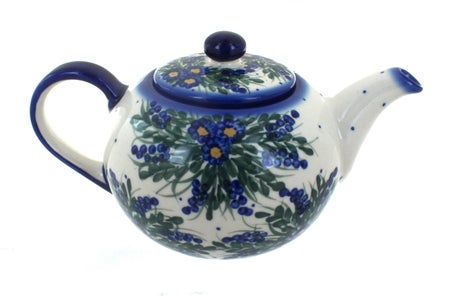 WR Unikat Hyacinth Teapot — Polish Pottery