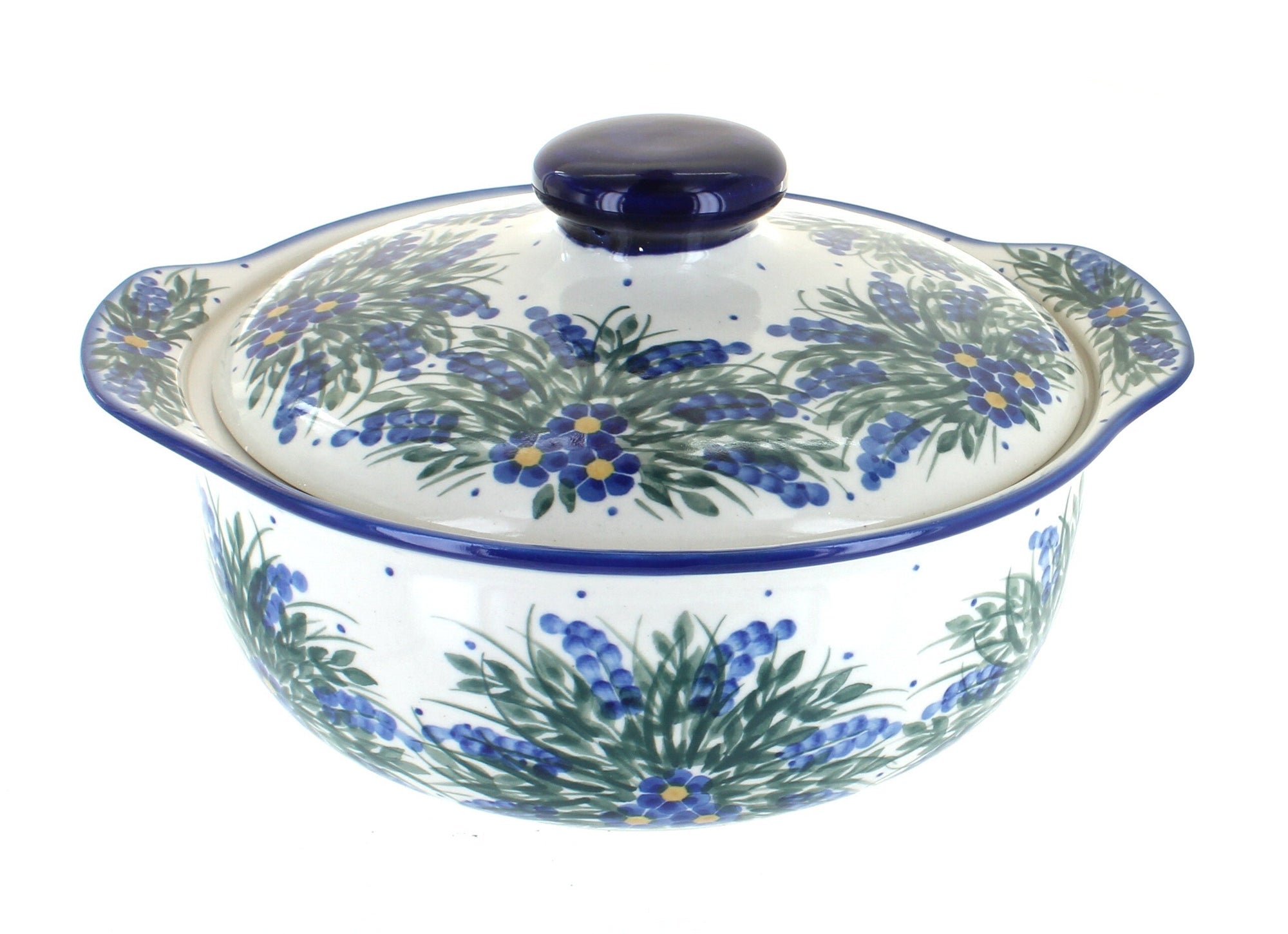 WR Unikat Hyacinth Medium Bakeware — Polish Pottery