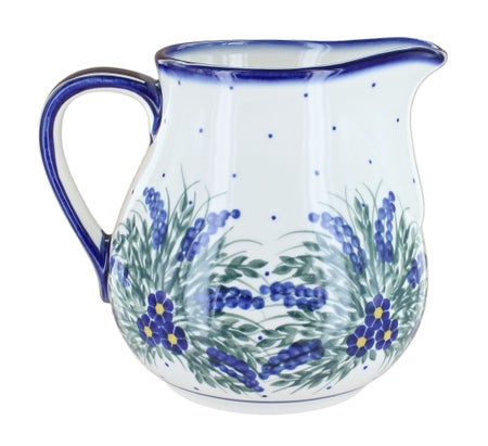 WR Unikat Hyacinth Pitcher — Polish Pottery