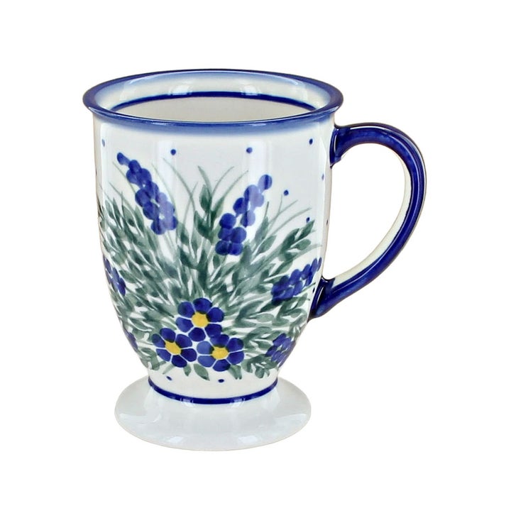 WR Unikat Hyacinth Mug — Polish Pottery