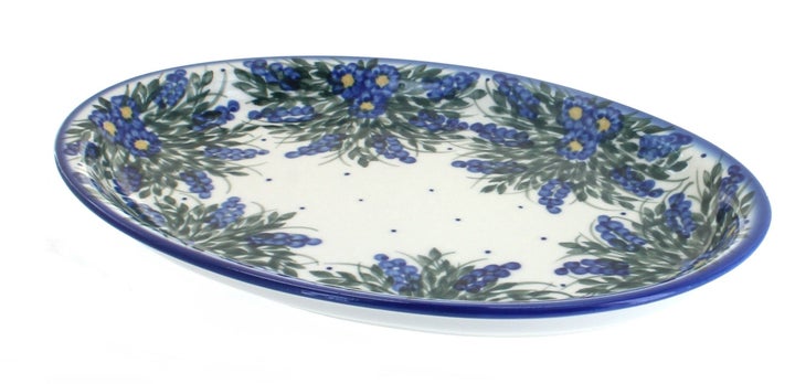 WR Unikat Hyacinth Small Serving Piece — Polish Pottery