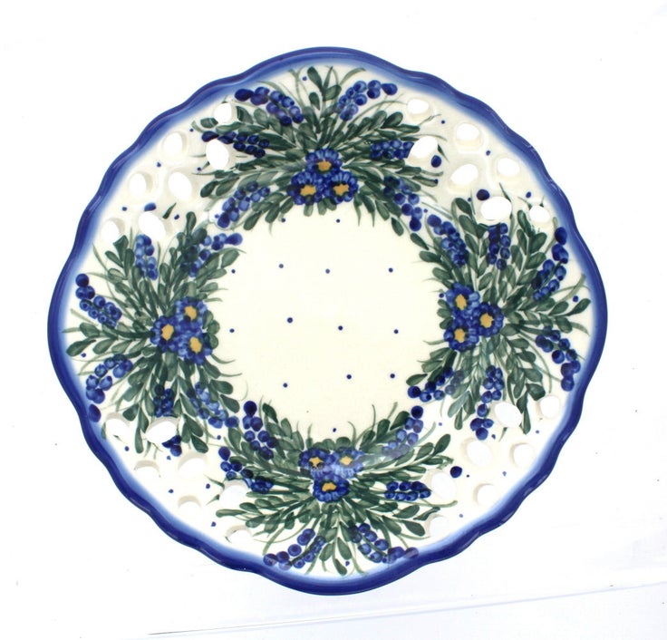 Detail image of WR Unikat Hyacinth Countertop Accessories — Polish Pottery