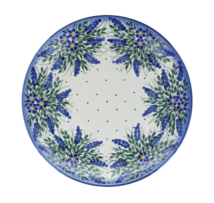 Detail image of WR Unikat Hyacinth Dining Plates & Bowls — Polish Pottery