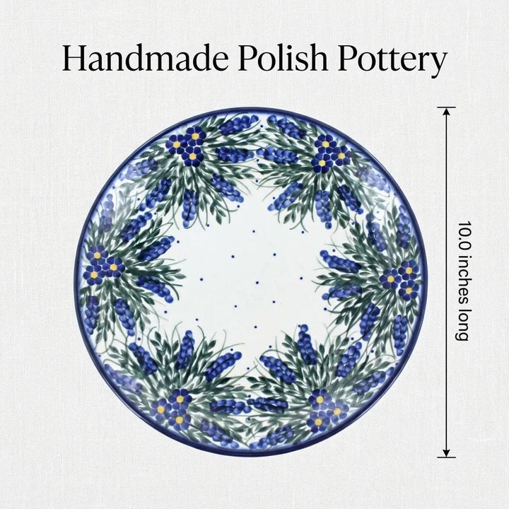 WR Unikat Hyacinth Dining Plates & Bowls — Polish Pottery