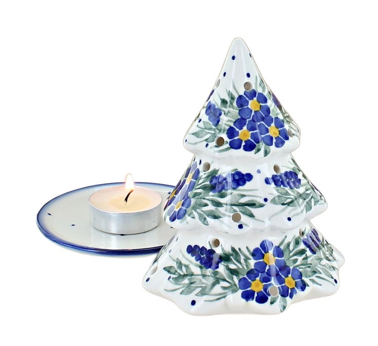 Detail image of WR Unikat Hyacinth Luminary — Polish Pottery