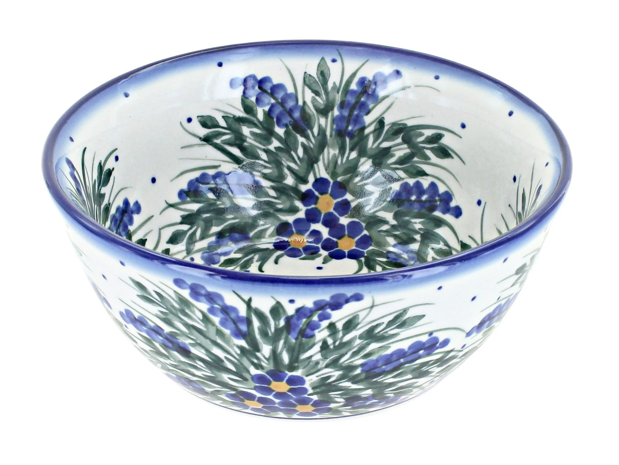 WR Unikat Hyacinth Dining Plates & Bowls — Polish Pottery