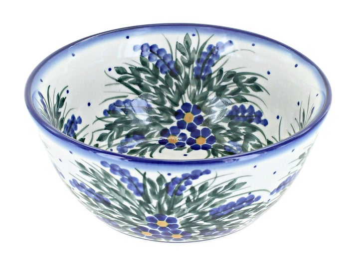 WR Unikat Hyacinth Dining Plates & Bowls — Polish Pottery