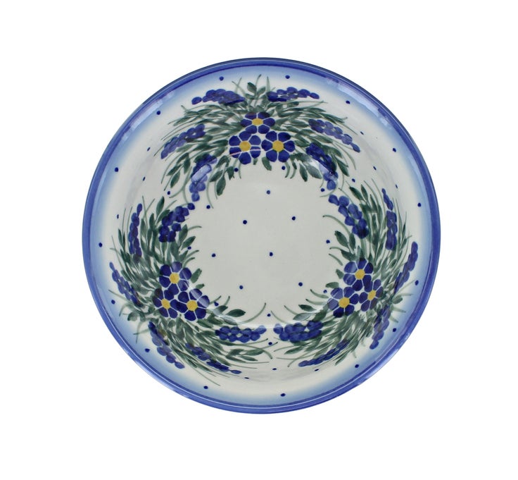 Detail image of WR Unikat Hyacinth Dining Plates & Bowls — Polish Pottery