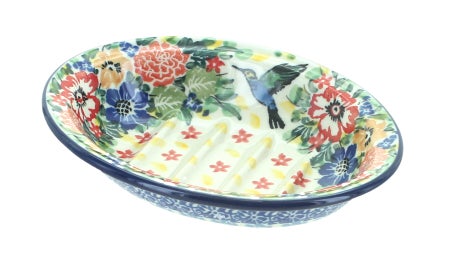 Ceramika Artystyczna Hummingbird Bathroom Accessories — Polish Pottery