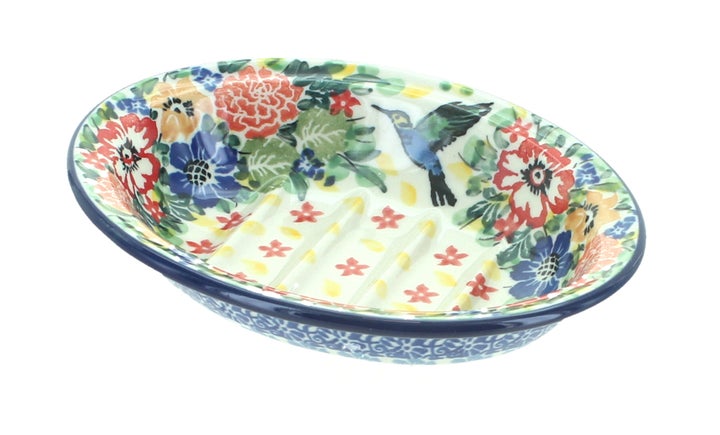 Ceramika Artystyczna Hummingbird Bathroom Accessories — Polish Pottery