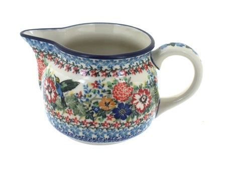 Ceramika Artystyczna Hummingbird Pitcher — Polish Pottery