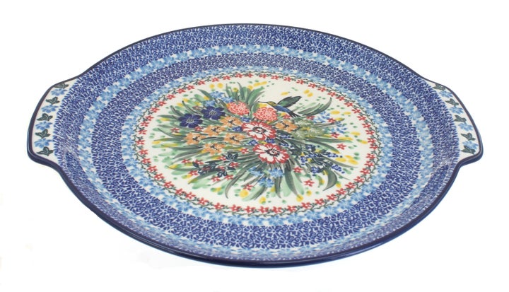 Ceramika Artystyczna Hummingbird Large Serving Piece — Polish Pottery