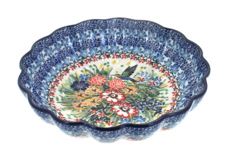 Ceramika Artystyczna Hummingbird Small Serving Piece — Polish Pottery