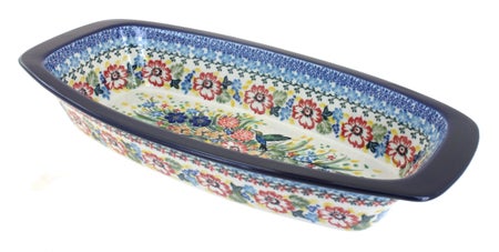 Ceramika Artystyczna Hummingbird Large Serving Piece — Polish Pottery